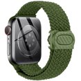 thumbnail image 1 of LEIXIUER Stretchy Braided Solo Loop Wristbands Compatible with Apple Watch Bands 41mm 40mm 38mm 49mm 45mm 44mm 42mm Nylon Strap for iWatch Series 9 8 7 SE 6 5 4 3 2 1 Ultra, 1 of 10
