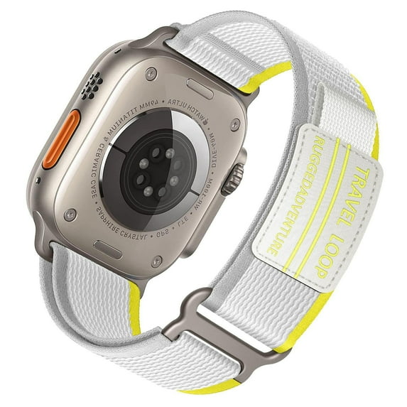 ALMNVO Trail Loop Compatible with Apple Watch Bands 49mm 45mm 41mm 44mm 40mm 42mm 38mm iWatch Ultra Band Women Men, Rugged Sport Strap Soft Nylon Wristband for iwatch Series 9 8 7 6 5 4 3 2 1 SE