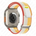 thumbnail image 1 of ALMNVO Trail Loop Nylon Sport Loop Compatible with Apple Watch Bands 41mm 40mm 38mm 49mm 445mm 44mm 42mm Men Women, Soft Braided Elastic Weave Wristbands for iWatch SE Series 9 8 7 6 5 4 3 2 1, 1 of 14