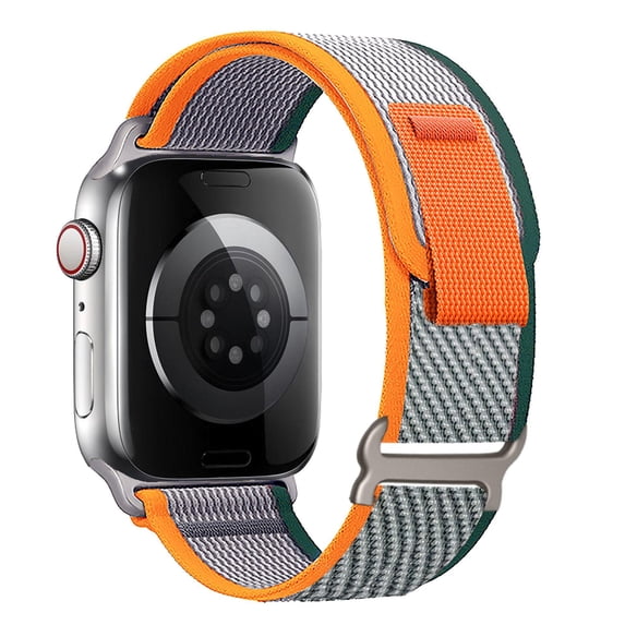 ALMNVO Trail Loop Nylon Sport Loop Compatible with Apple Watch Bands 41mm 40mm 38mm 49mm 445mm 44mm 42mm Men Women, Soft Braided Elastic Weave Wristbands for iWatch SE Series 9 8 7 6 5 4 3 2 1