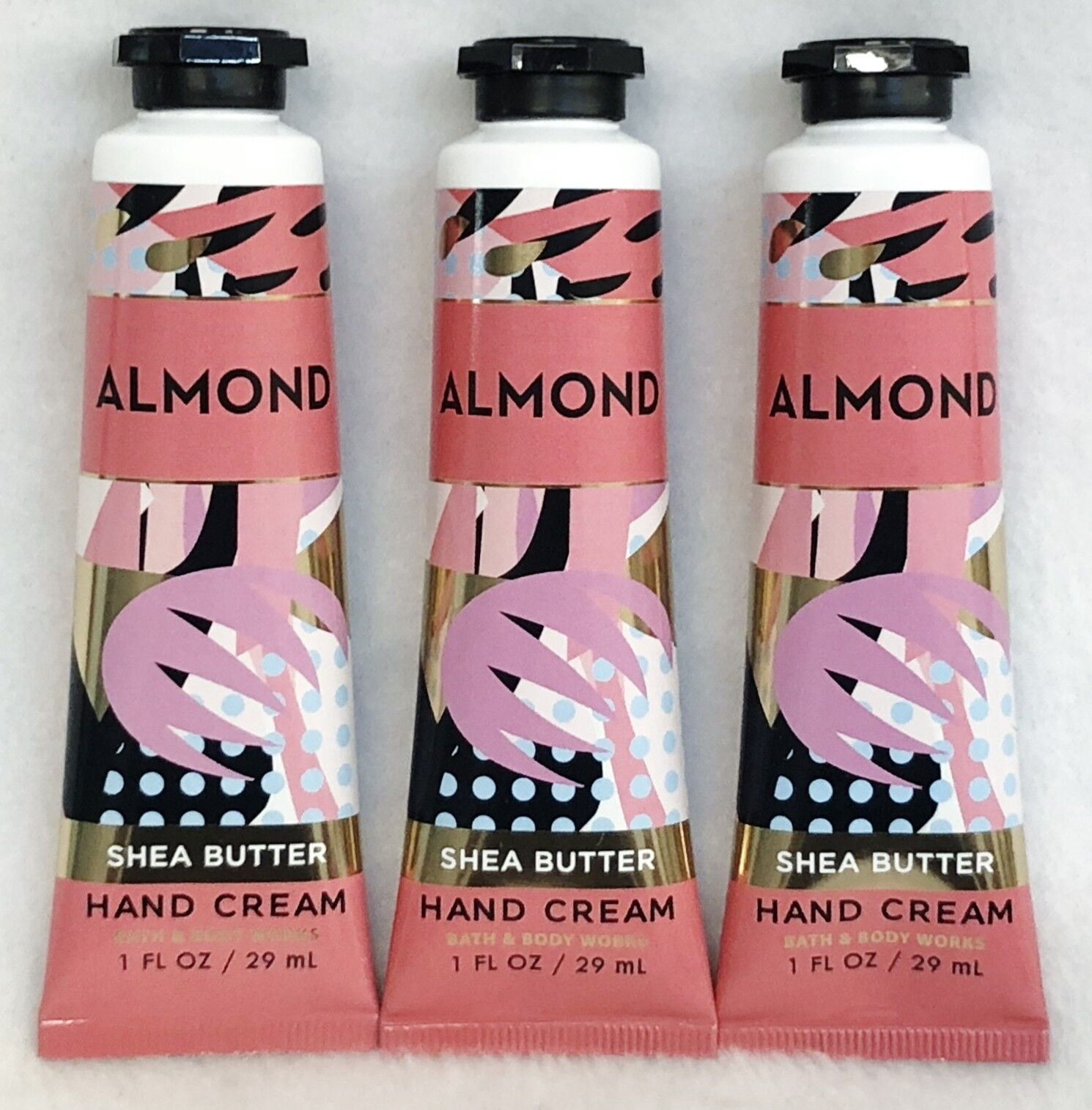 ALMOND 1.0FL.OZ [3PACK] Shea Butter Hand Cream Bath and Body Works