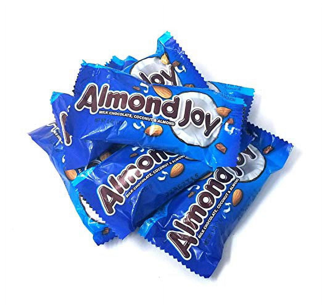 ALMOND JOY Bite Size Bar, Coconut & Almond Candy, 2 pounds bag