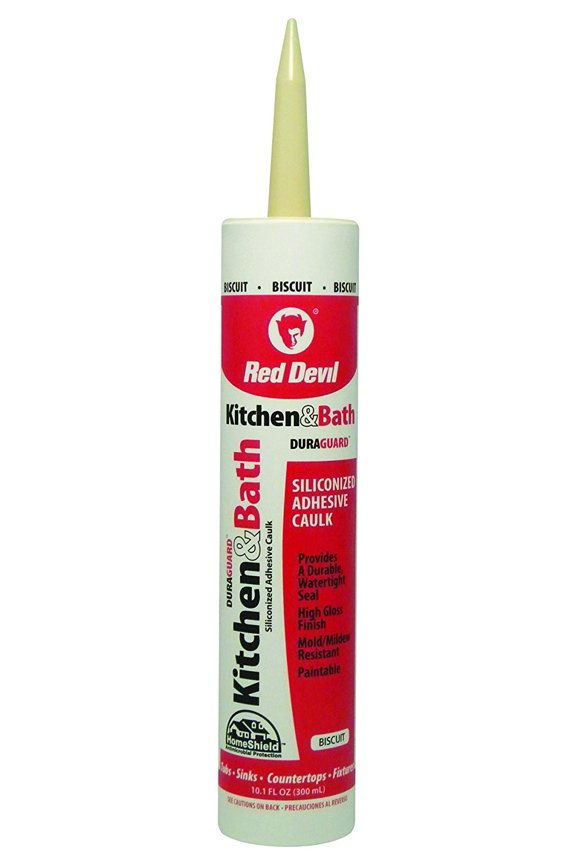 10 Oz. Kitchen amp; Bath Silicone Acrylic Caulk - Almond