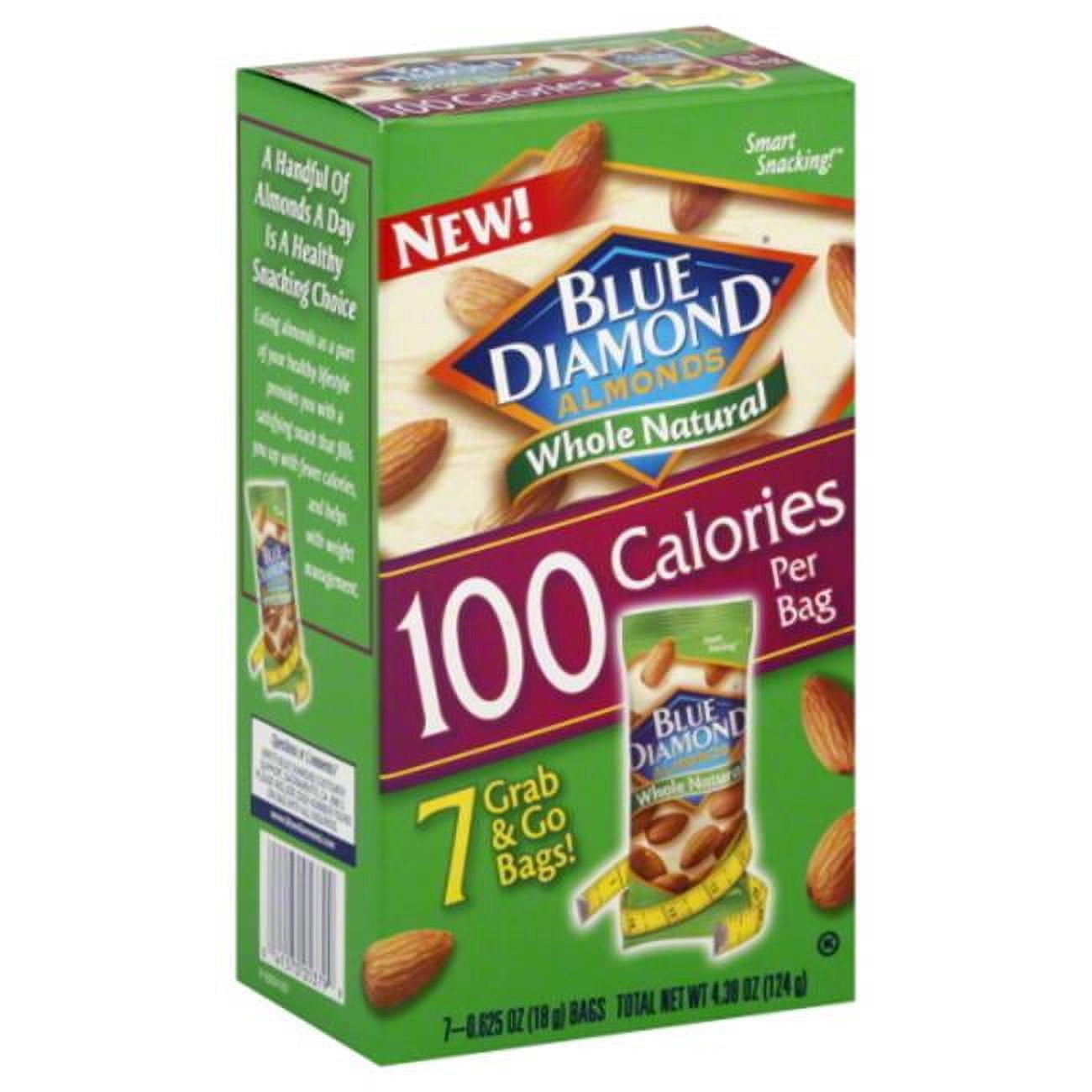 ALMOND WHL 100CAL 7CT-5 OZ -Pack of 6 - Walmart.com