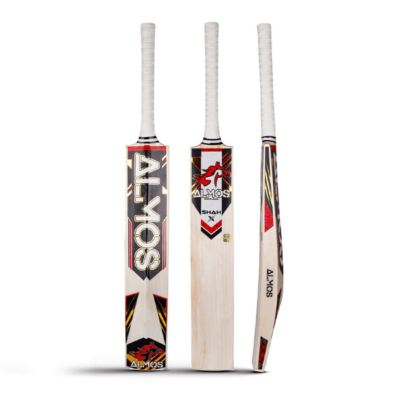 Almos Sports Wooden English Willow Cricket Bat Shah X