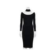 almost famous dresses black Anya Long Sleeve Off Shoulder Mini Dress Black | White | Black | White | Womens