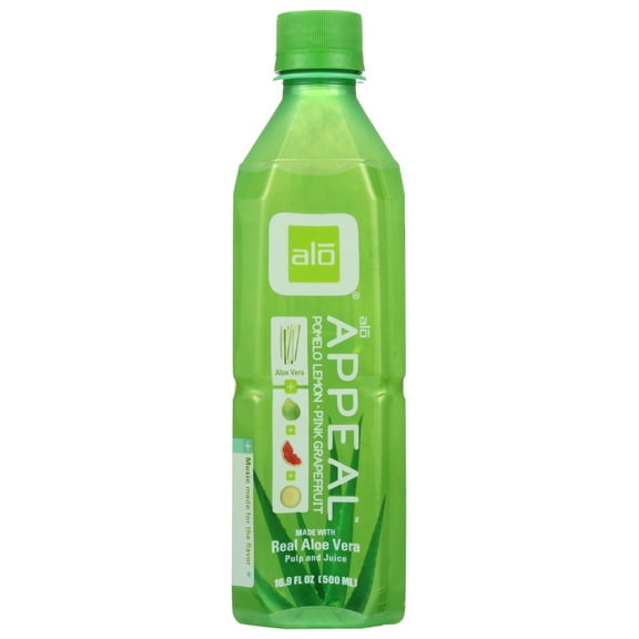 ALO APPEAL ALOE VERA JUICE DRINK, 16.9 OZ.