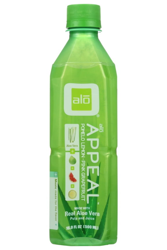APPEAL ALOE VERA JUICE DRINK, 16.9 OZ.
