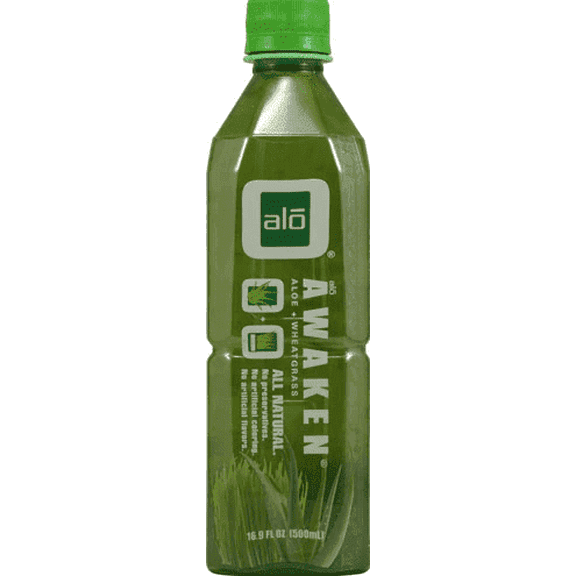 ALO Awaken Aloe Plus Wheatgrass -- 16.9 fl oz Pack of 3
