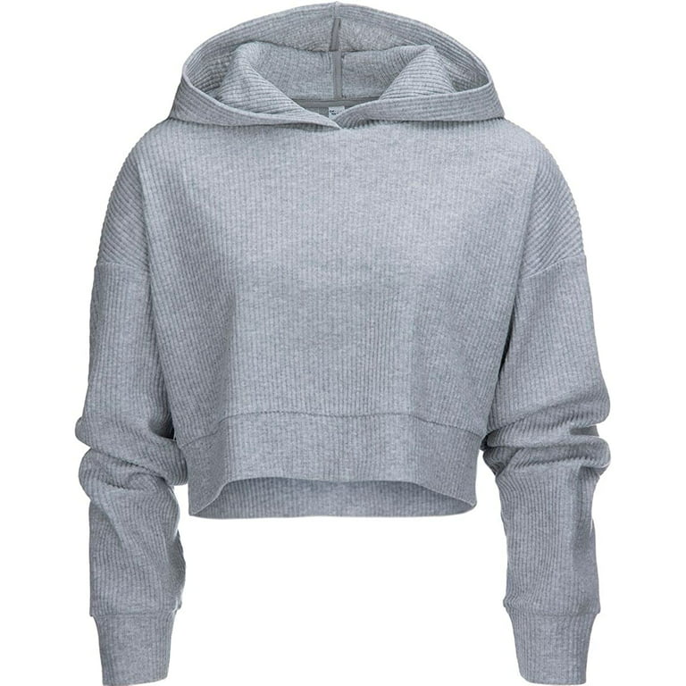 ALO Muse Hoodie Large Athletic Heather Grey
