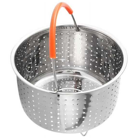 ALOEU 3.54'' Microwavable ABS Stainless Steel Steamer Basket
