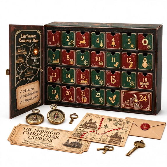 ALOEWXXR Christmas Mystery Escape Room Advent Calendar Interactive ...