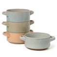 thumbnail image 1 of ALOFMO 28 oz Ceramic Soup Bowl with Handle ,French Onion Soup Bowls Set of 4, Ceramic Bowls Set, Oven Safe, Microwave Dishwasher Safe, 1 of 9