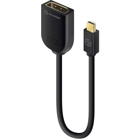ALOGIC 15cm Mini M/F DisplayPort to DisplayPort Adapter Cable MDPDPADP