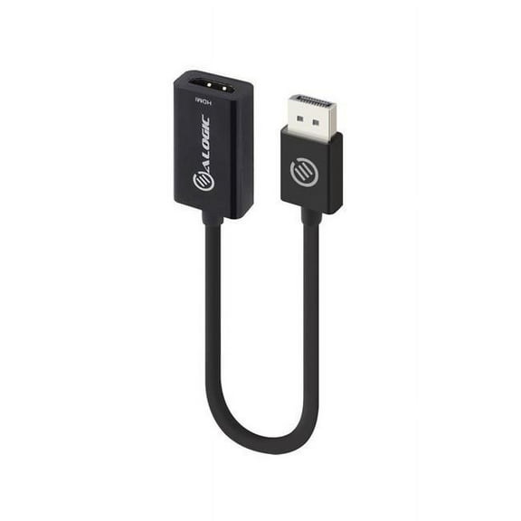ALOGIC Elements Series - Adapter - DisplayPort male to HDMI female - 7.9 in - shielded - black - latched
