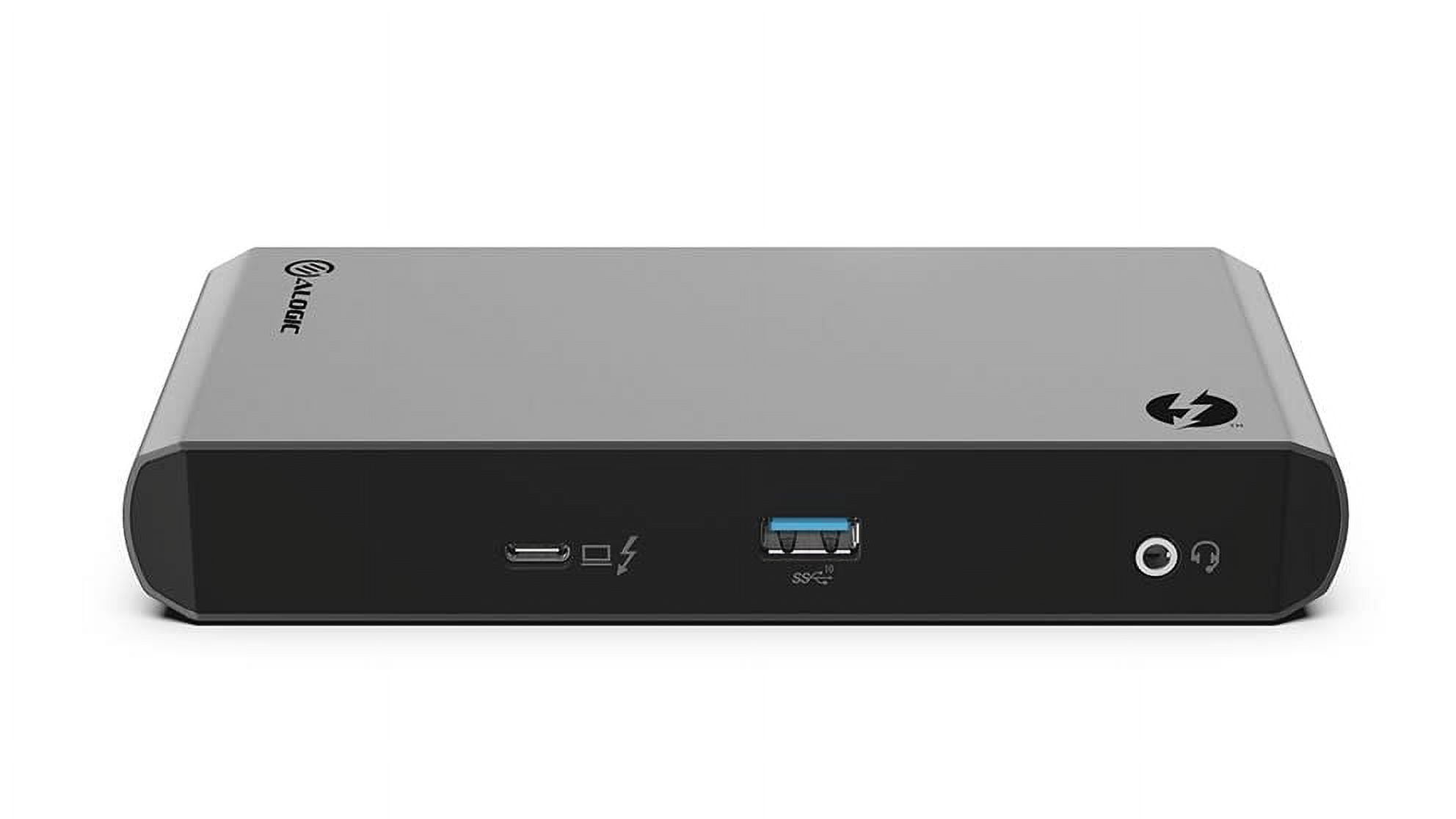 ALOGIC Thunderbolt 3.0 / USB-C TURBO Docking Station - Dual Display 4K@60Hz, Gray