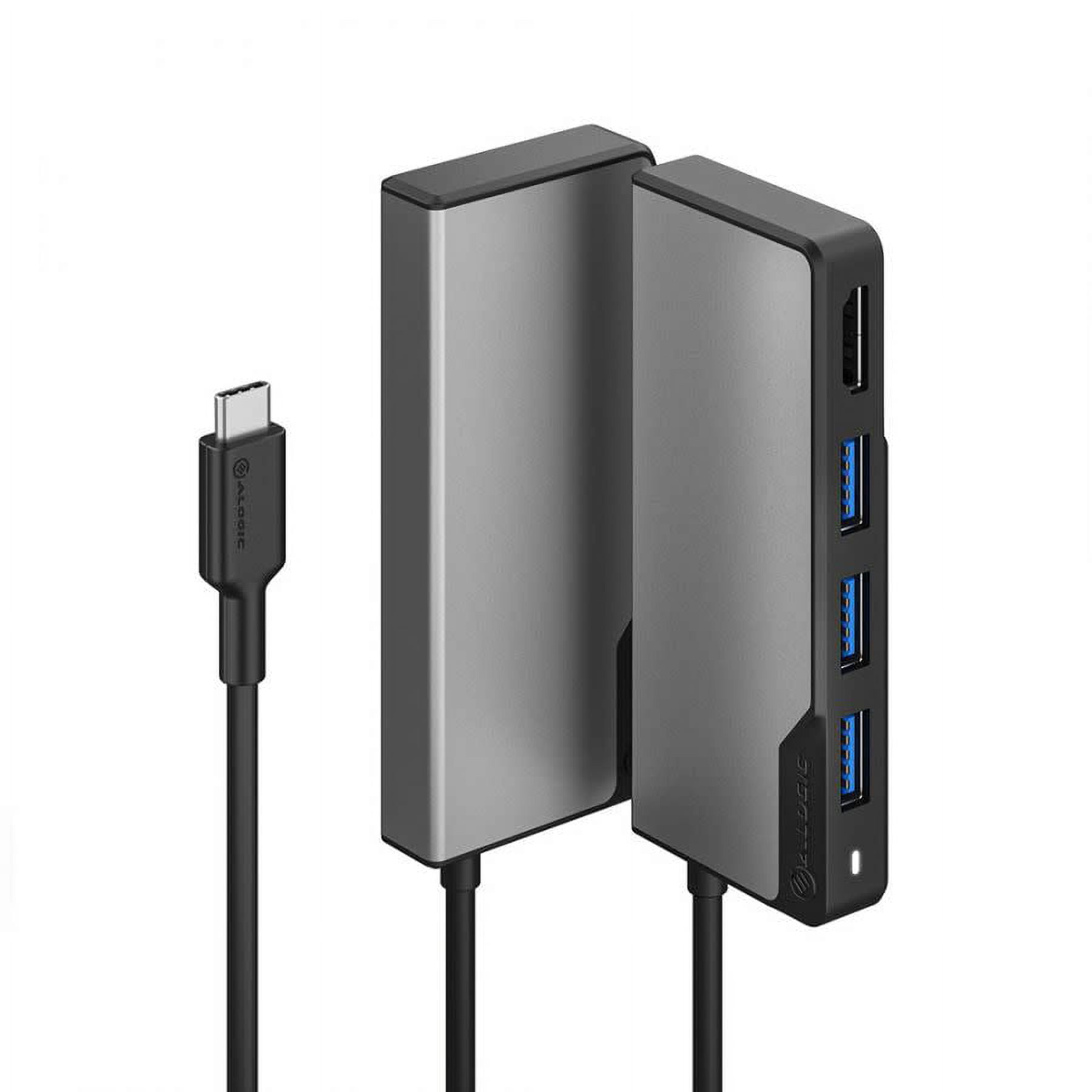 ALOGIC UCFUHDV2-SGR USB-C Fusion CORE 5-in-1 Hub V2
