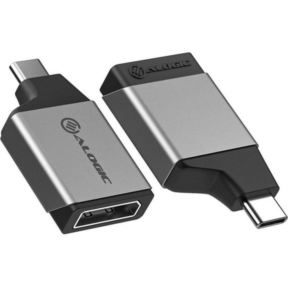 ALOGIC Ultra Mini - USB / DisplayPort adapter - USB-C (M) to DisplayPort (F) - Thunderbolt 3 - 2160p support - space gray