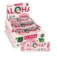 thumbnail image 1 of ALOHA, Plant Based Protein Bars, Raspberry White Chocolate (Pack of 12), 1 of 6