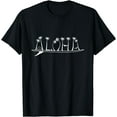 thumbnail image 1 of ALOHA surfboard surfing gift T-Shirt Black Medium, 1 of 4
