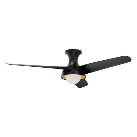 ALORA MOOD Rubio 54" 3-Blade 6-Speed Ceiling Fan with LED Light Matte Black