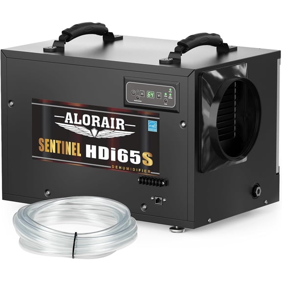 ALORAIR 120 PPD Commercial Dehumidifiers with Pump and Hose, Crawl Space Basement Dehumidifier, Industry Water Damage Unit, Compact, Portable, Auto Defrost, Memory Starting