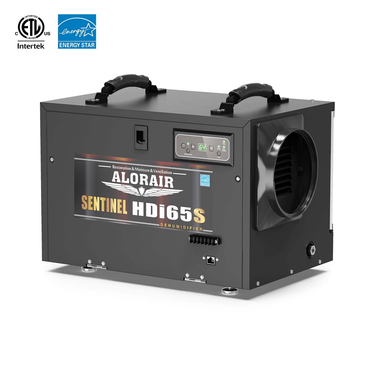 ALORAIR Crawl Space Dehumidifiers, 120 PPD Energy Star Controls Compact Auto Defrost Basement Commercial Dehumidifiers with Pump and Hose