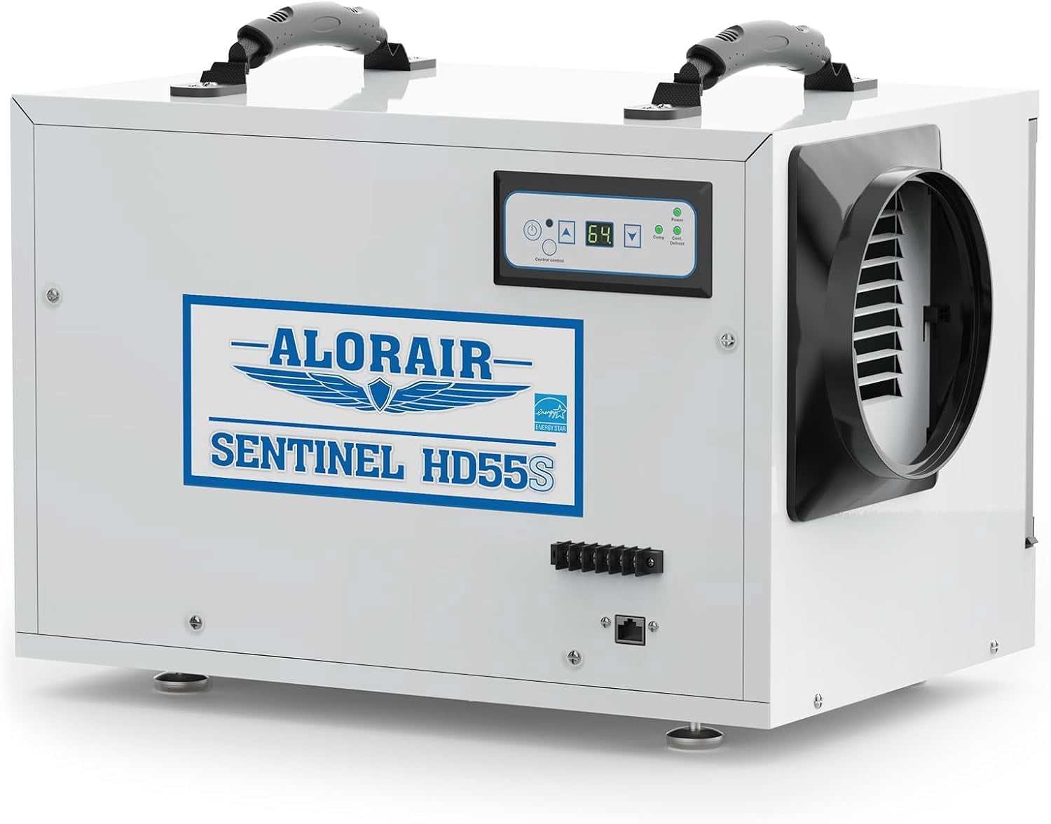ALORAIR 120 Pints Commercial Dehumidifier for Crawl Spaces & Basements with Drain Hose, Compact Dehumidifiers for Home and Industry Water Damage, Auto Defrost, 5-Year Quality Coverage