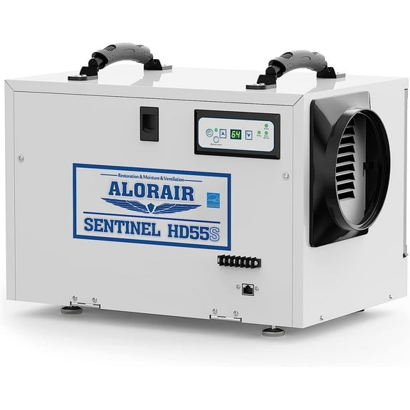 ALORAIR 120 Pints Crawl Space Dehumidifiers for Basement, Commercial Dehumidifier with Drain Hose, Energy Star Listed, White，Auto Defrosting, cETL, Optional Remote Monitoring