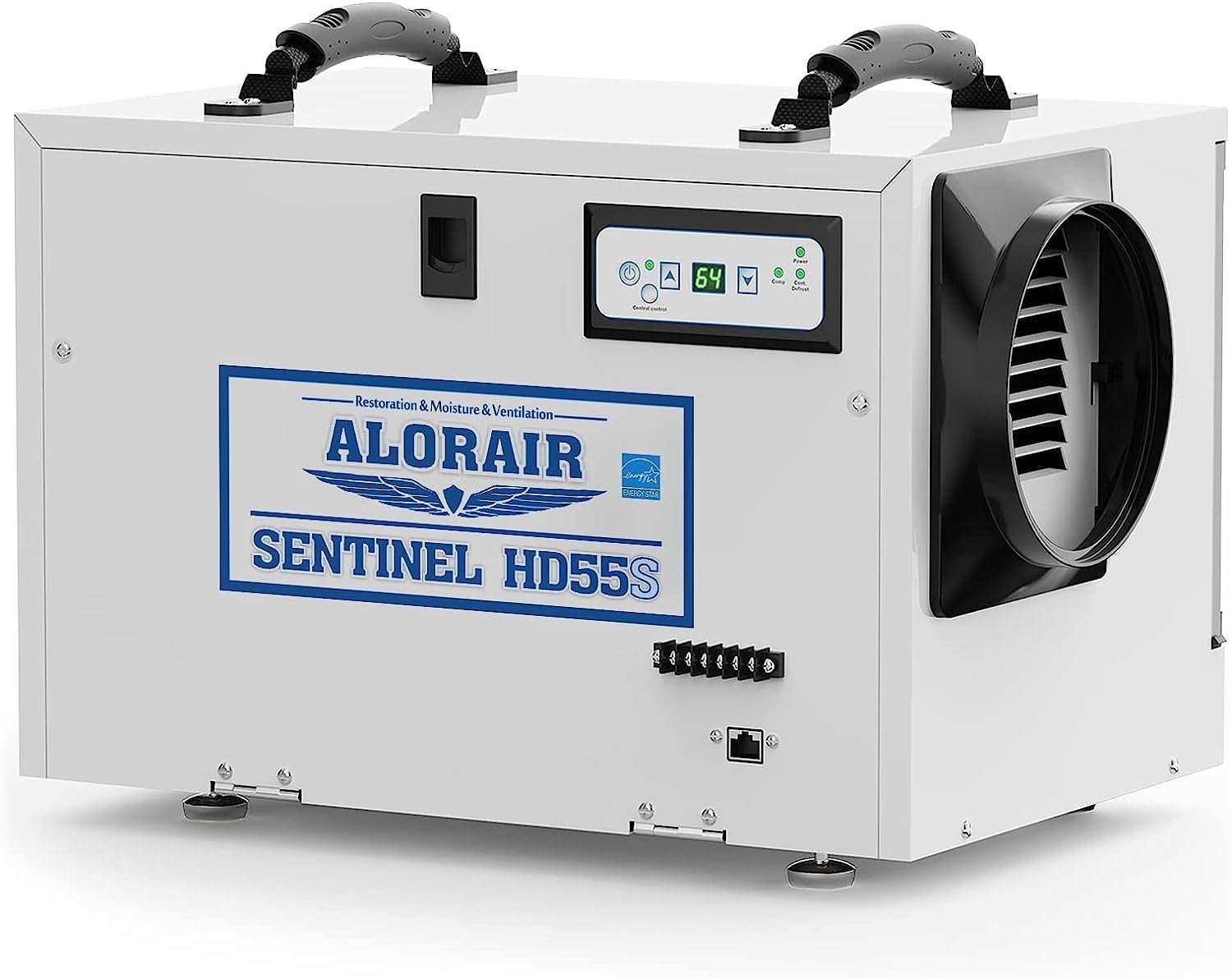 ALORAIR 120 Pints Crawl Space Dehumidifiers for Basement, Commercial Dehumidifier with Drain Hose, Energy Star Listed, WhiteAuto Defrosting, cETL, Optional Remote Monitoring