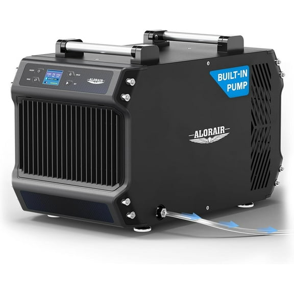 ALORAIR 145 Pint Crawl Spaces Dehumidifier with Pump and Drain Hose,  Auto Defrost for Crawlspaces, Commercial, Basements, and Large Rooms up to 1800 Sq.Ft