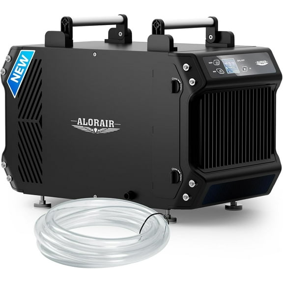 ALORAIR Crawlspace Dehumidifiers, 145 Pint Commercial Dehumidifier for Basements with Drain Hose, 1,800 Sq.Ft Auto Defrost Compact Portable Industry Crawl Spaces Dehumidifier