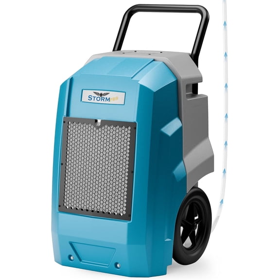 ALORAIR 180Pints LGR Industrial Dehumidifier with Pump and Drain Hose, Portable Commercial Dehumidifiers with Wheels for Home, Basements, Garages, and Job Sites,Up to 2300 Sq. Ft
