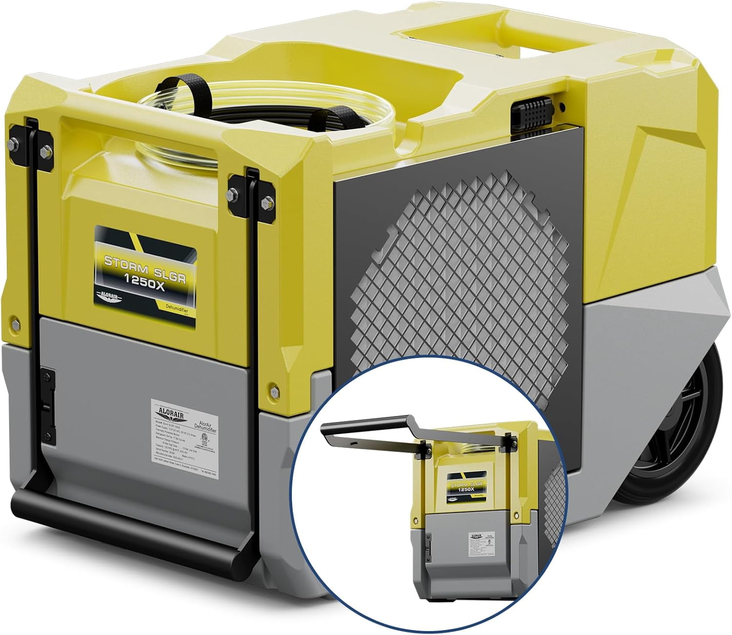 ALORAIR  Commercial Dehumidifiers, 264 PPD Performance Industrial Dehumidifier with Pump, Compact, Portable Industrial dehumidifier for Water Damage Restoration, Up to 3000 Sq.Ft ,SLGR Dehumidifiers
