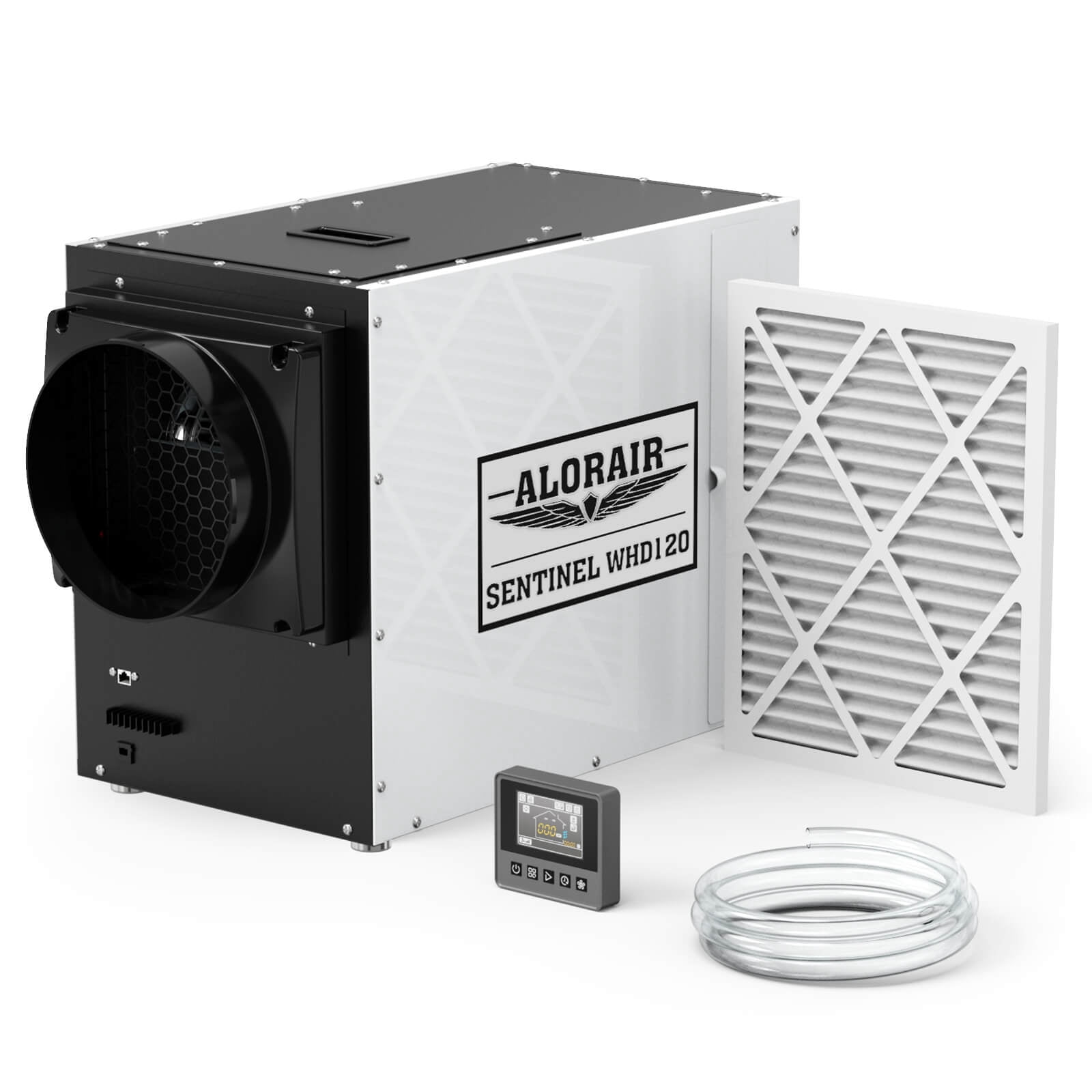 ALORAIR Whole House Dehumidifier, 104 PPD Commercial Grade Whole Home Dehumidifiers for Home, Garages, Water Damage Restoration, 3000 Sq.Ft dehumidifiers for Crawl Space