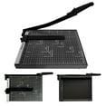 thumbnail image 1 of ALORHARDRO 12.87" Paper Cutter for Cardstock, A4 Stack Guillotine Paper Trimmer with Adjustable Guide, Cut 10-Sheets Capacity, Metal Base with 1/2" Gridlines, Paper Slicer, 1 of 10