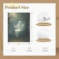 thumbnail image 1 of ALOUYA Vintage Cute Ghost Canvas Wall Art, Funny Ghost on A Swing in The Forest Aesthetic Poster, Gothic Dark Academia Wall Decor, Creepy Spooky Abandoned Art Halloween Pictures Unframed, 1 of 1