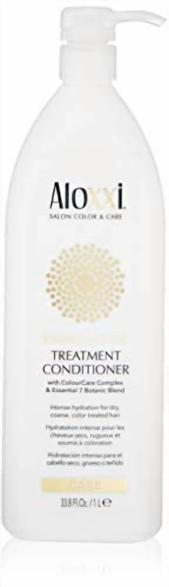 ALOXXI Hair Treatment Conditioner- Moisturizing Conditioner for Dry, Damaged & Frizzy Hair- 7 Essential Oil Blend- Safe for Color Treated Hair- Makes Hair Soft & Manageable- Paraben Free, 33.8 Fl Oz