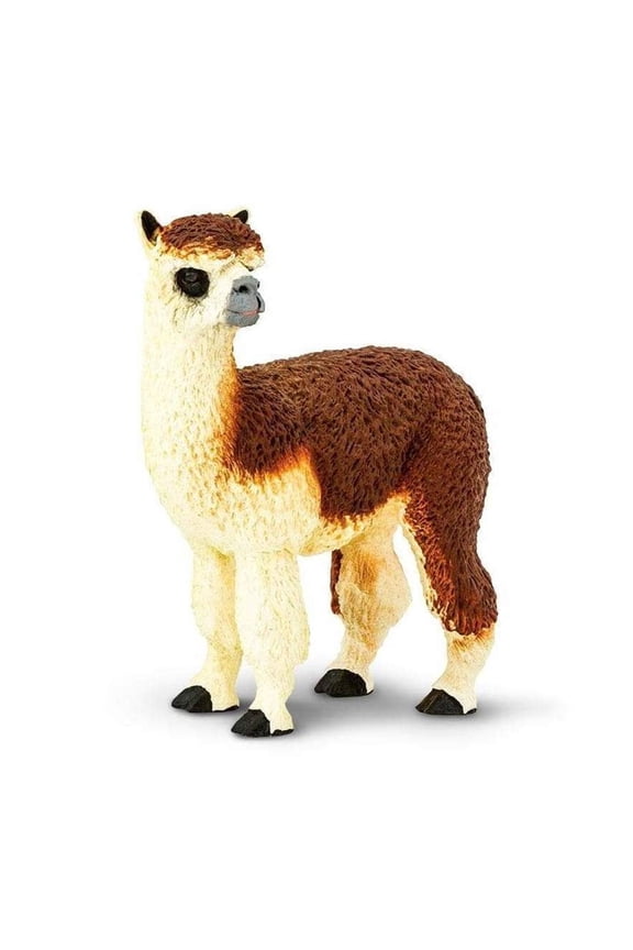 . Alpaca Figurine - Lifelike 3.75" Model Figure - Educational Toy for Boys, Girls, and Kids Ages 3+