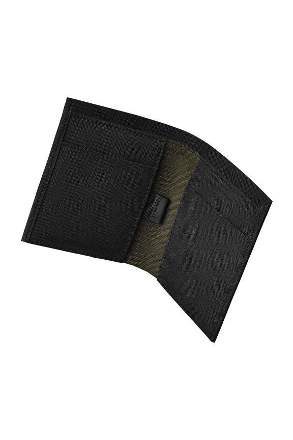 Ark Bifold Cash Wallet - Minimalist Front Pocket Wallet for Men Daily Use,Magnetic Closure for Security with RFID Blocking,Holds 8-12 Cards Plus Cash,Black Axoflux 300D Y101