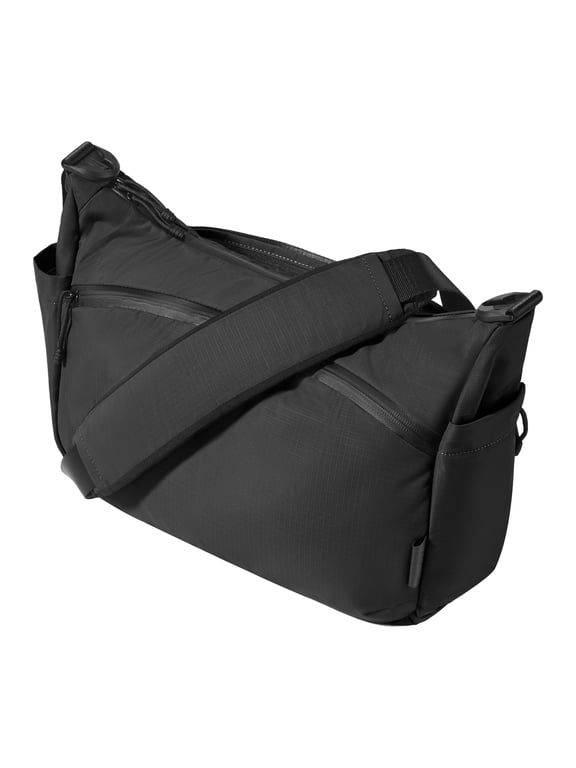 Flight Satchel 11L Messenger Crossbody Bag Black Axoflux 210D