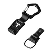 ALPAKA HUB Carabiner L Quick Release Keychain with Magnetic Belt Clip