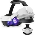 thumbnail image 1 of ALPHA DIGITAL Head Strap with 6000mAh Battery, for Quest 3, Extends 4Hrs, Fast Charging, Elite Strap Replacement for Enhanced Comfort, Adjustable, VR Accessories, Safety Protection, 1 of 5