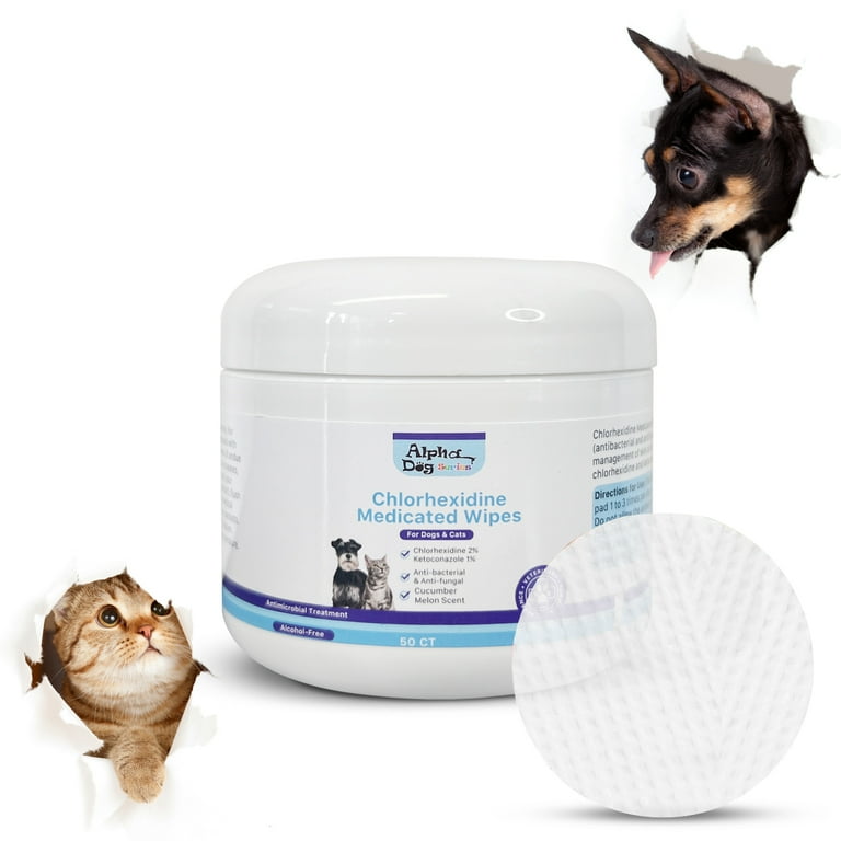 Chlorhexidine pet wipes hotsell