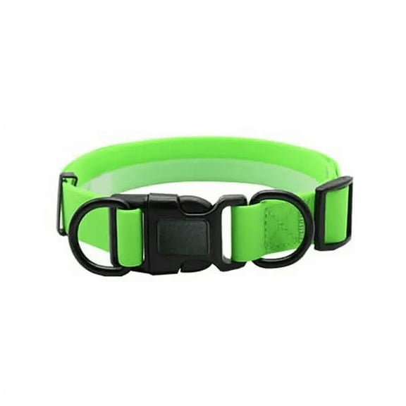 ALPHA DOG SERIES Waterproof, PVC Pet Collar, Durable, Heavy Duty, Odor Proof, Tear Resistant, Bite Proof, Easy to Clean, Soft, Comfortable, Adjustable, for Pets, Dogs, Cats - (Small)