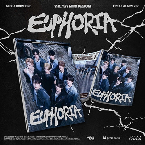 ALPHA DRIVE ONE - [EUPHORIA] 1st Mini Album FREAK ALARM Version