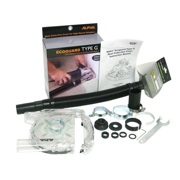 ALPHA ECOGKIT + Connector Hose High Speed Angle Grinder dust collection
