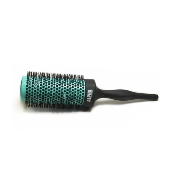 Hairbrush Nano Thermal Teen Ceramic Ionic , Green Alpha New York