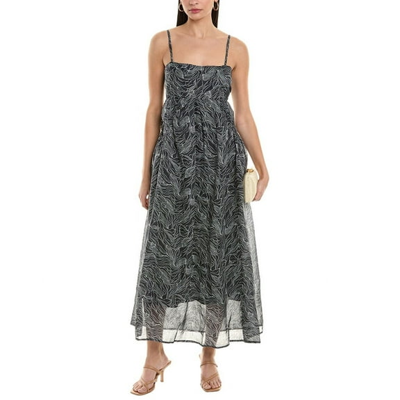 ALPHA STUDIO womens Maxi Dress, 40, Blue