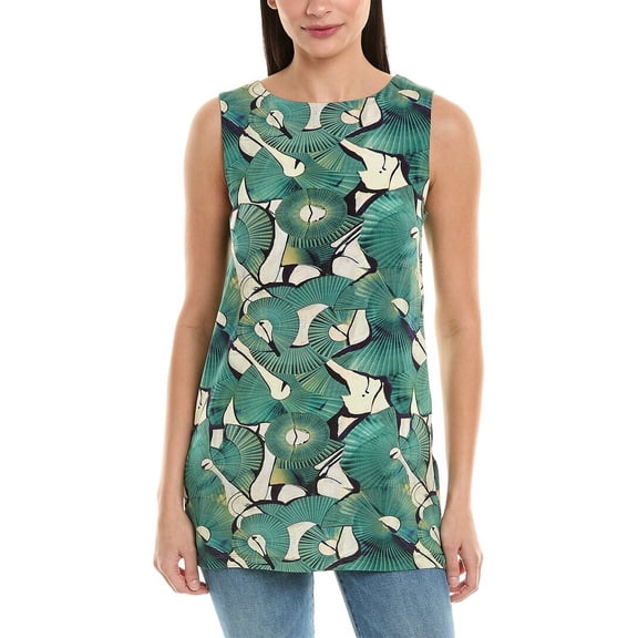 ALPHA STUDIO womens  Tank, 38, Green